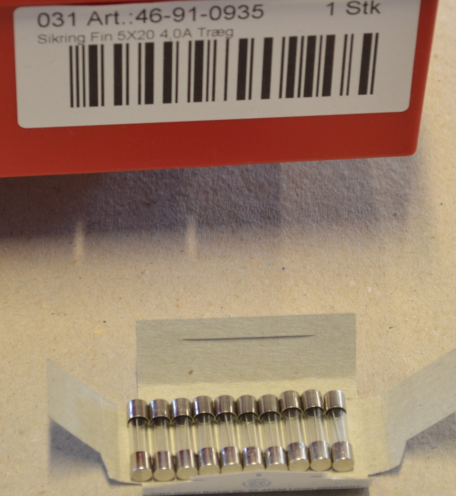 Fine Fuse 5x20mm 4.0A slow 250V